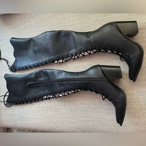 Dolls Kill Widow Thigh High Boots - Every Witch Way - Size 8 - NEW (no box)